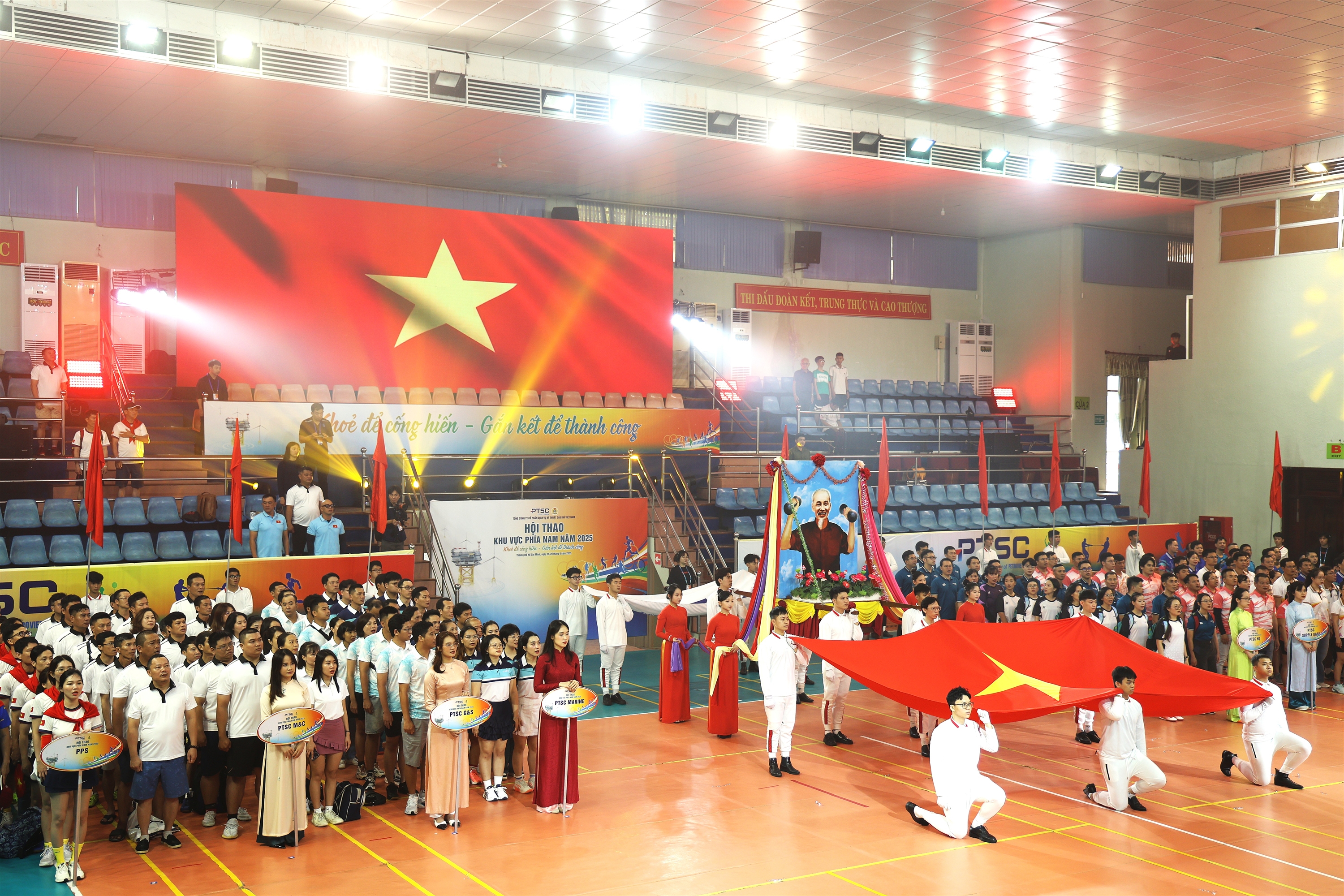 Rực rỡ sắc màu Hội thao PTSC miền Nam năm 2025