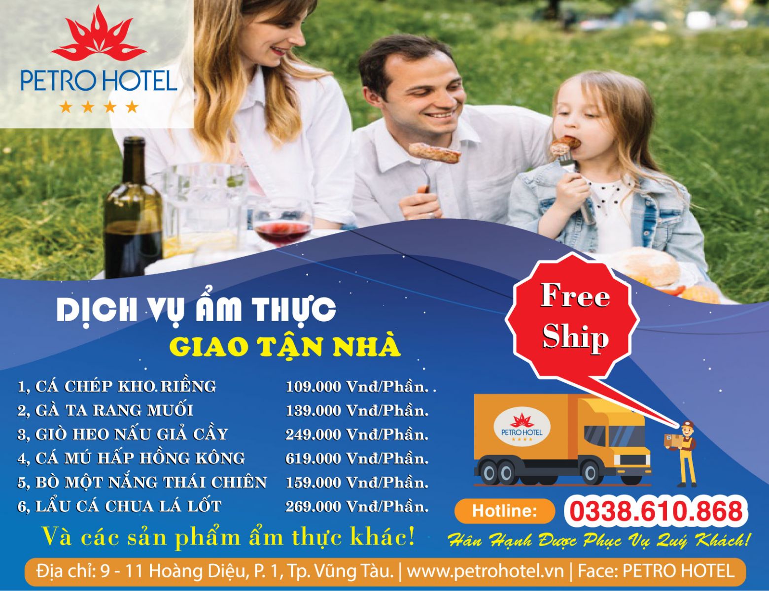 Dịch vụ cung cấp ẩm thực
