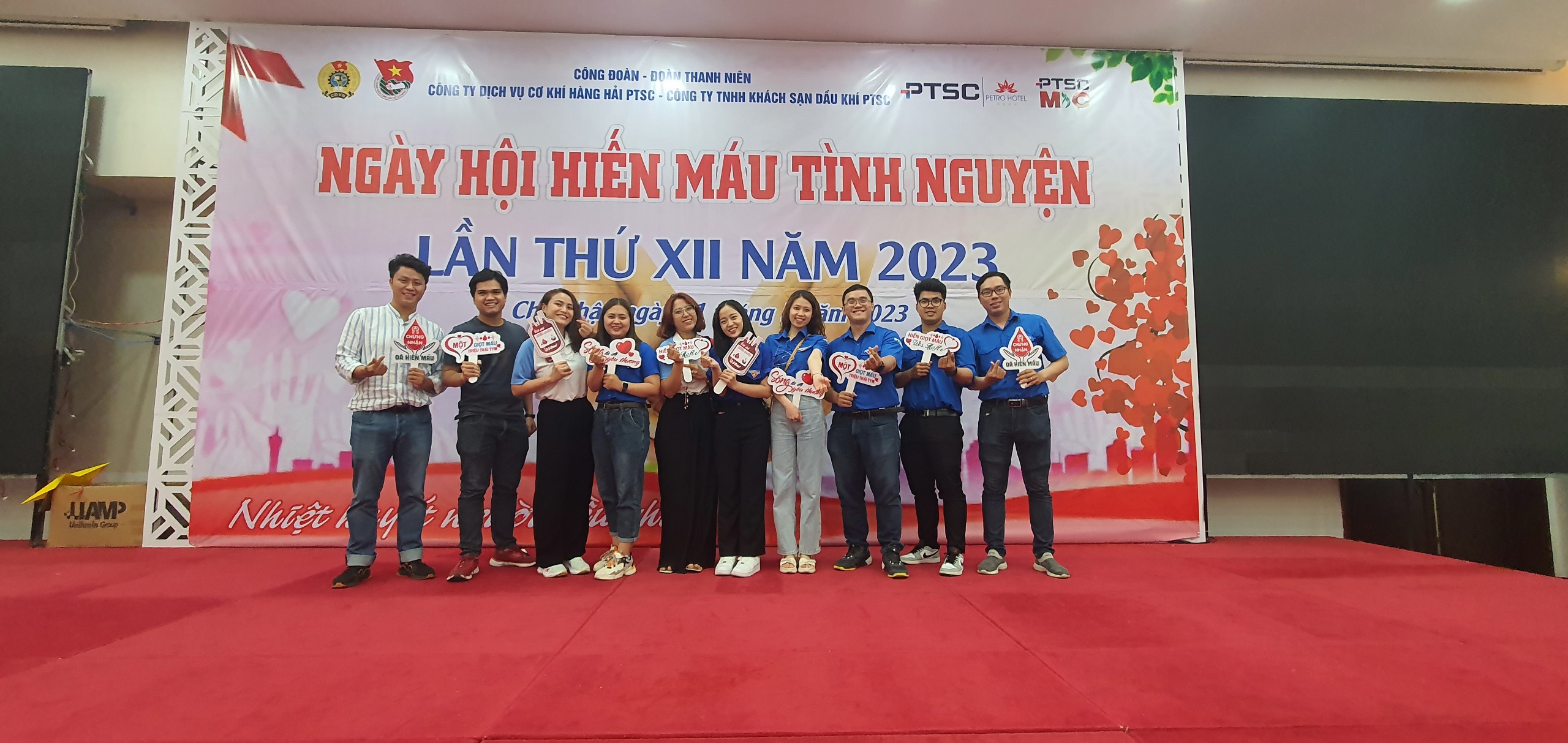 Ngày hội Hiến máu tình nguyện lần XII năm 2023 của tuổi trẻ PTSC – “Nhiệt huyết người dầu khí”