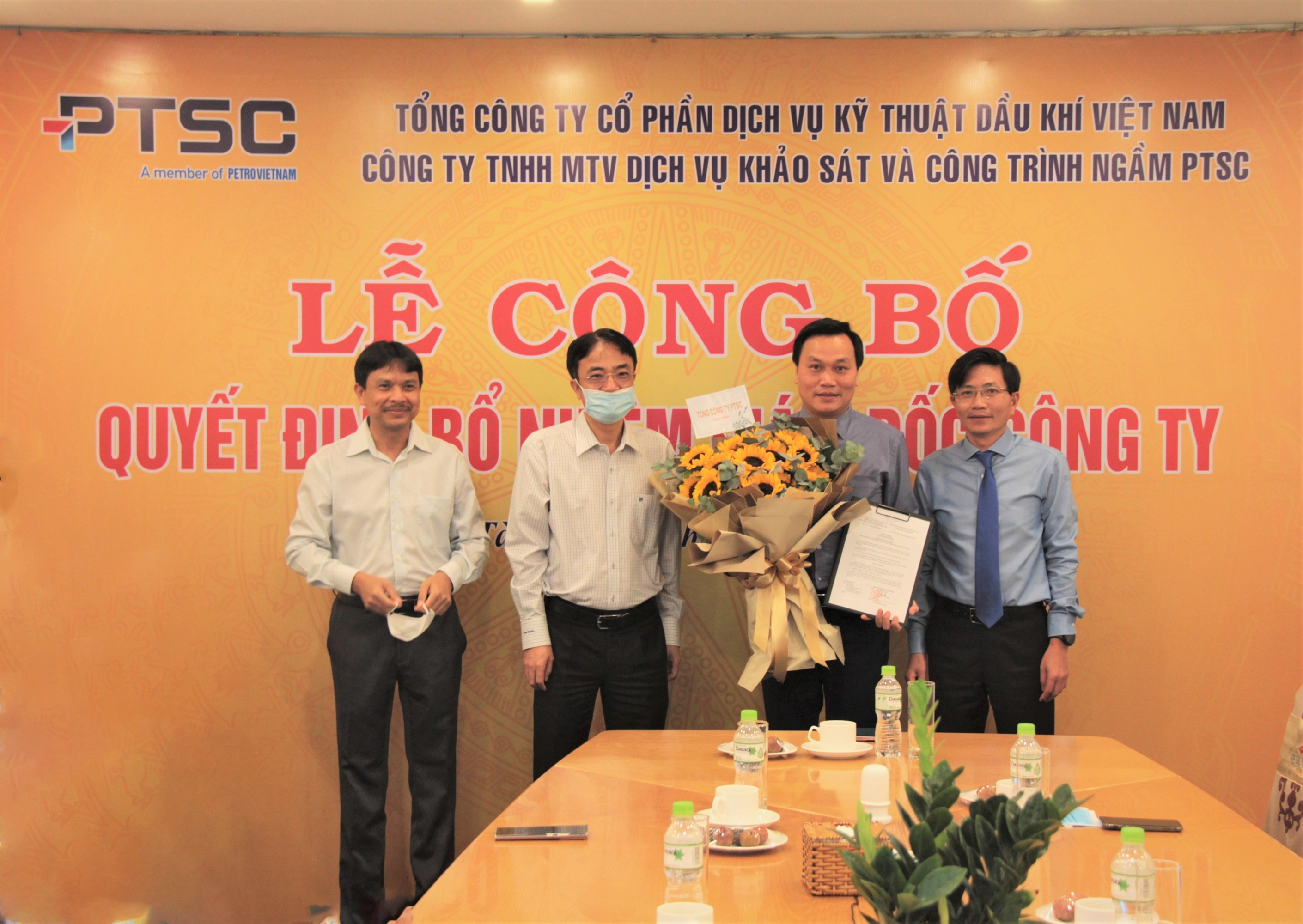 LỄ CÔNG BỐ QUYẾT ĐỊNH BỔ NHIỆM GIÁM ĐỐC CÔNG TY PTSC G&S